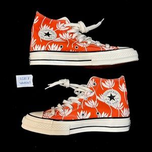 Converse Summer Spirit Bright Poppy High Tops | Women’s Sz 8